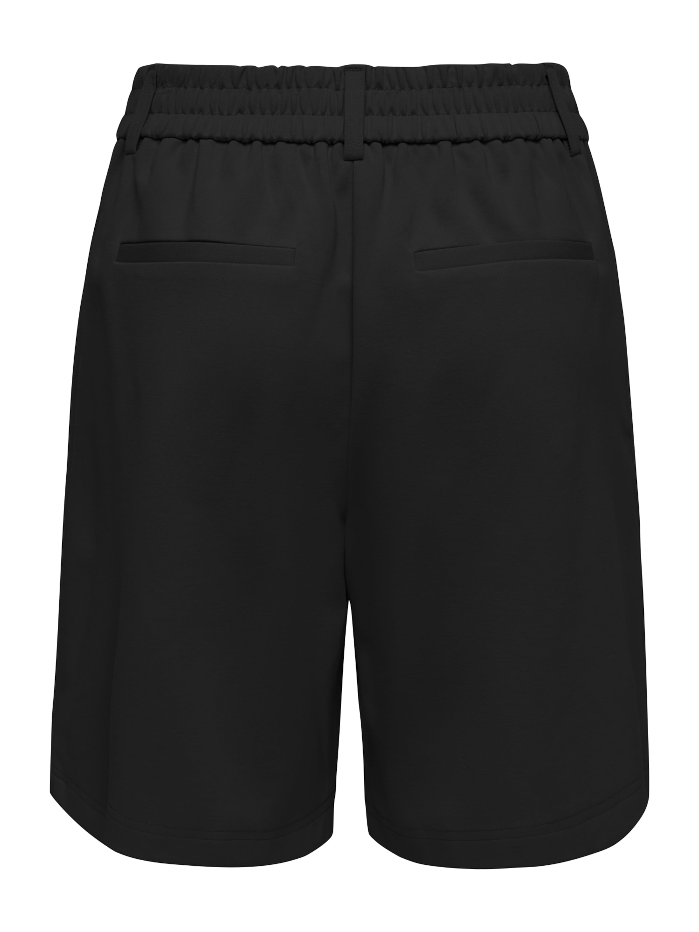 ONLY Ohlapna forma Hlače z naborki 'ONLPOPTRASH' | črna barva