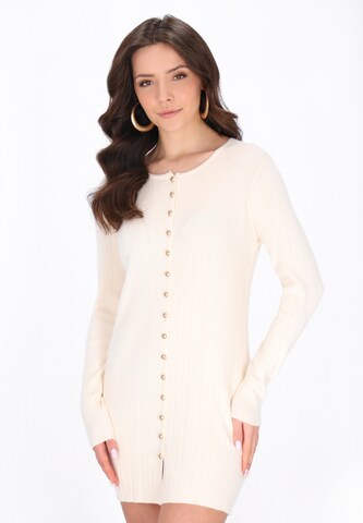 Robe faina en beige : devant