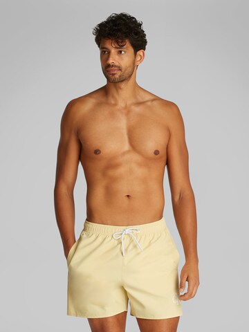 Shorts de bain Calvin Klein Swimwear en vert : devant