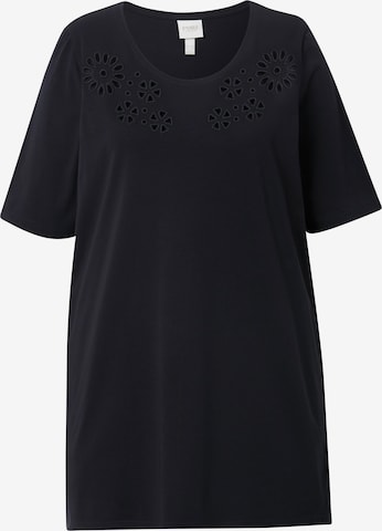 Ulla Popken Shirt in Black: front