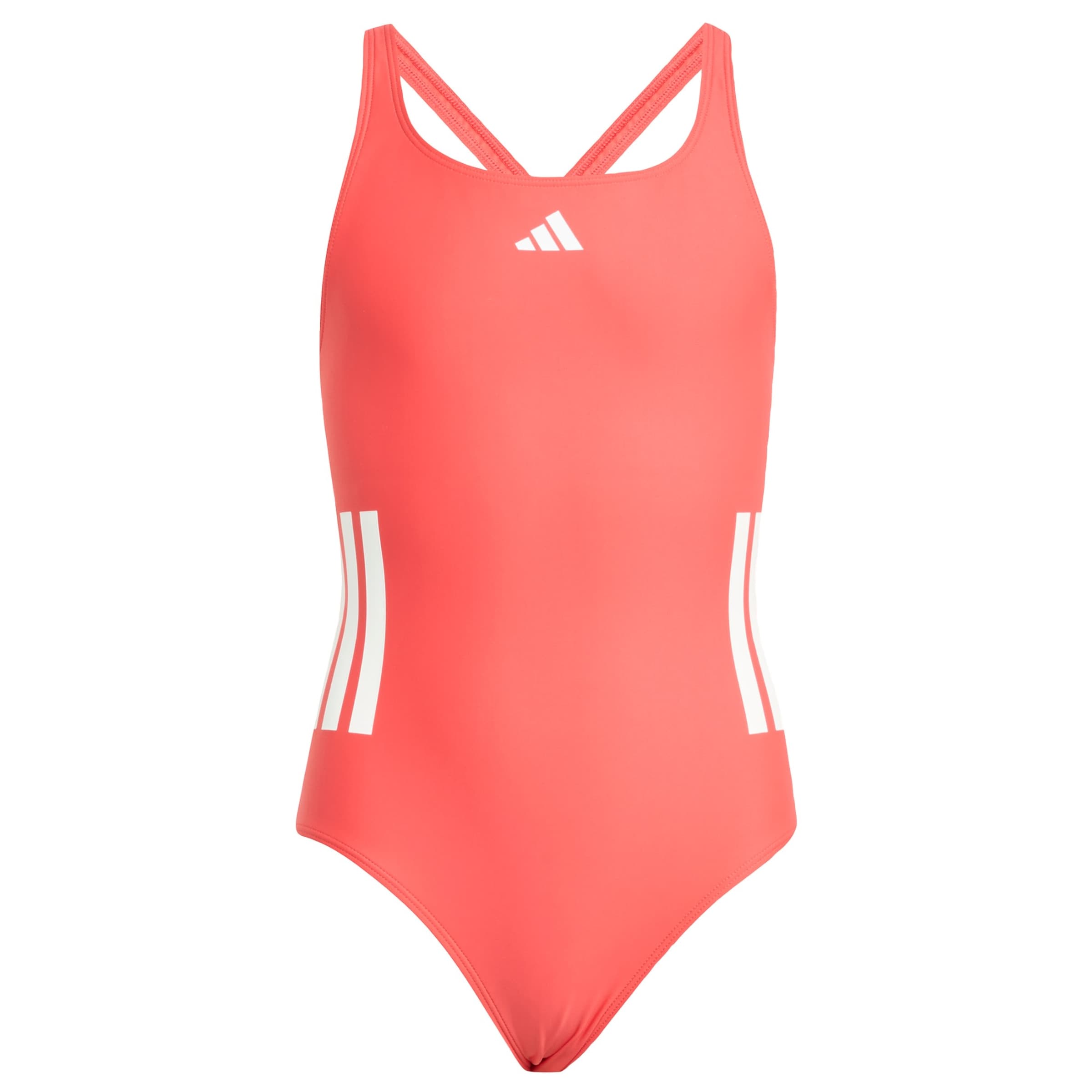 ADIDAS PERFORMANCE - Moda de baño deportiva '3-Stripes C-Back Swimsuit' en rojo: frente