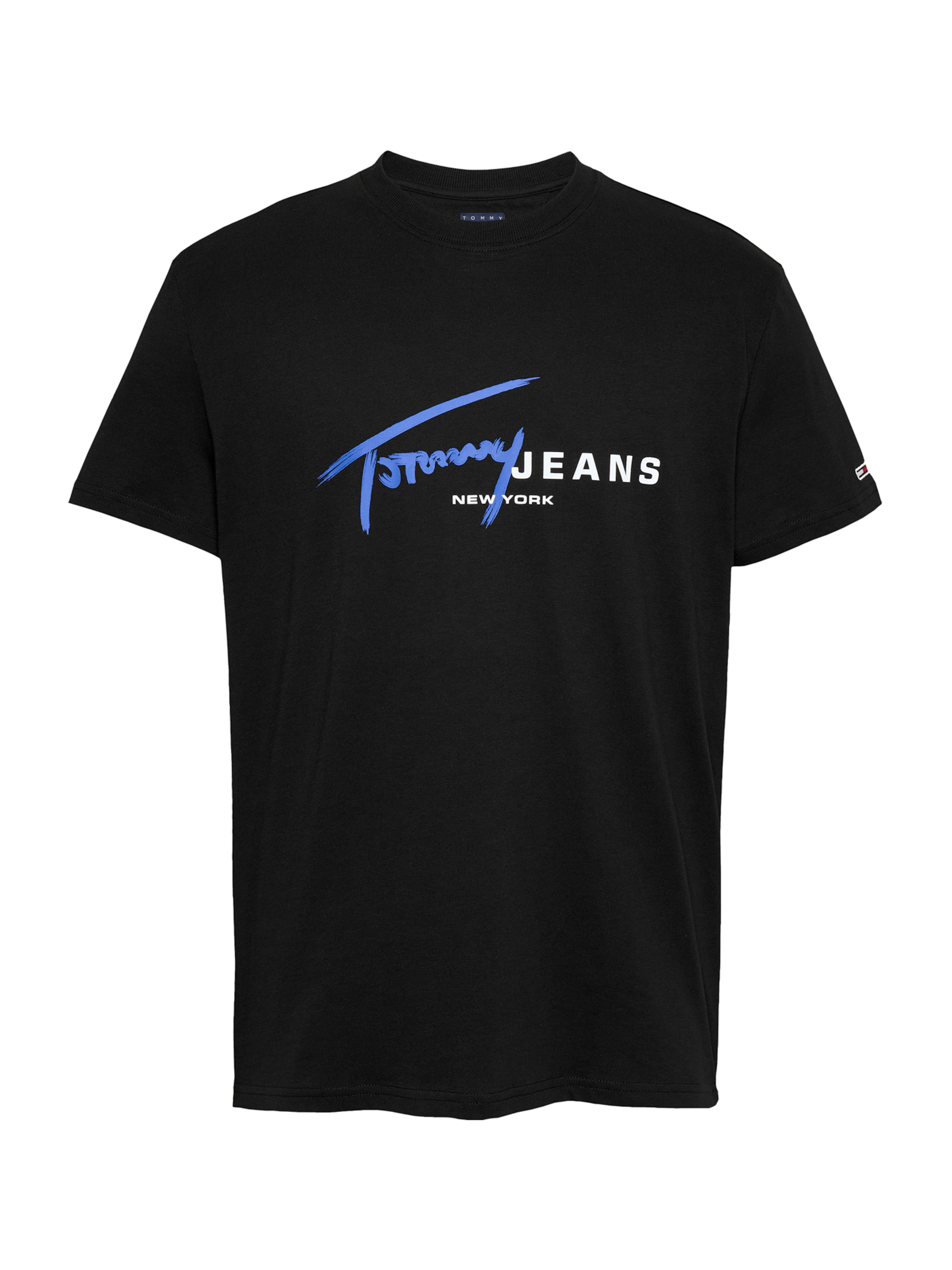 Tommy Jeans Μπλουζάκι σε μαύρο: μπροστά