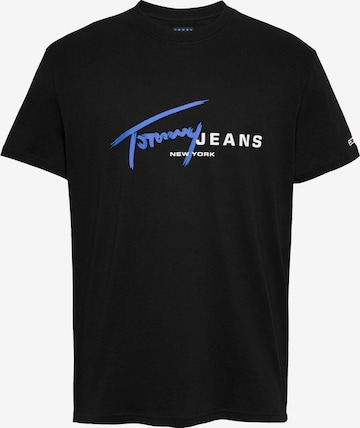 Tommy Jeans Shirt in Black: front