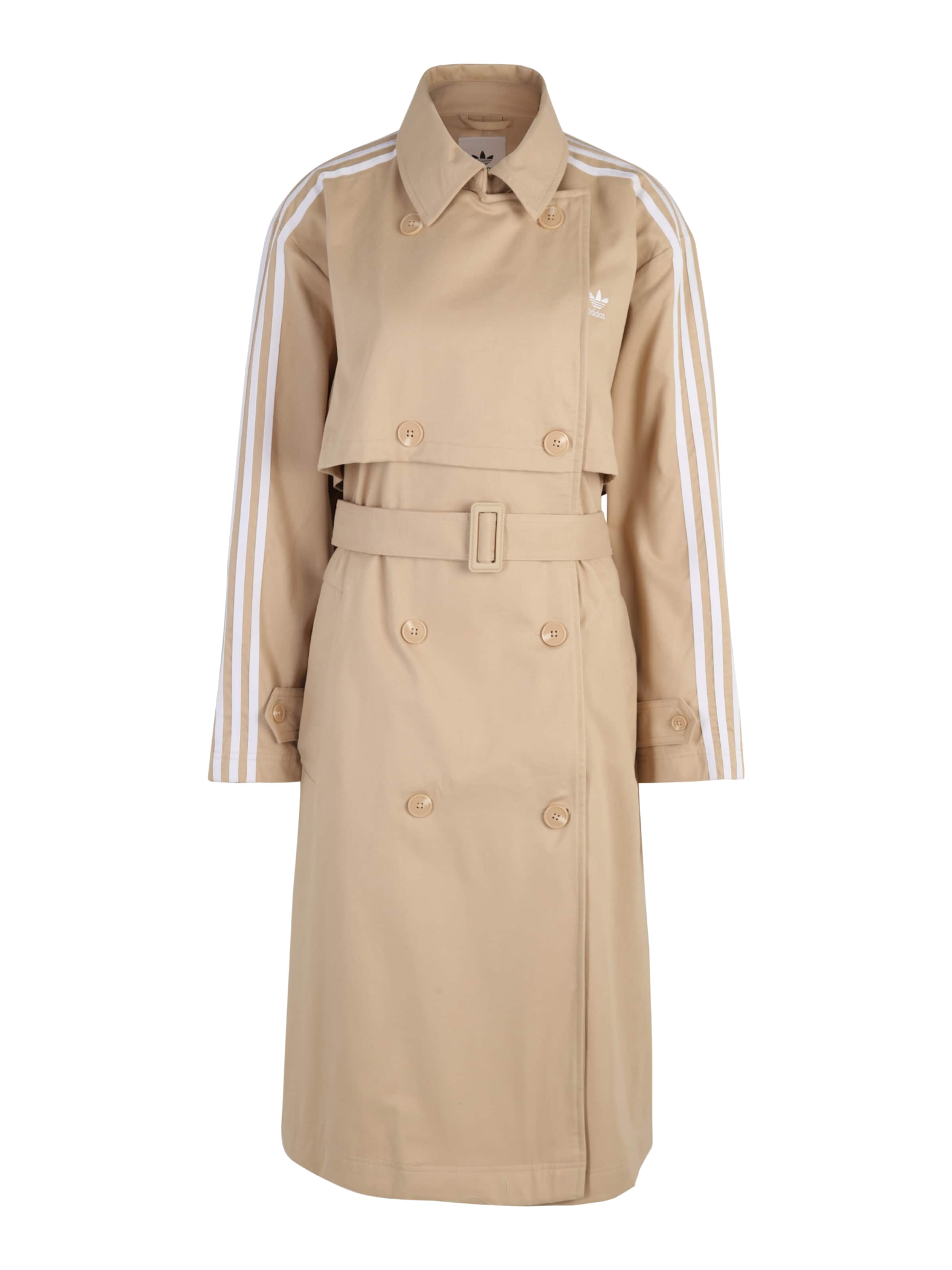 bēšs ADIDAS ORIGINALS Starpsezonu mētelis: no priekšpuses