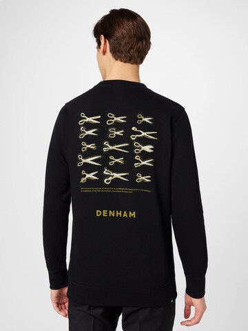 DENHAM Sweatshirt in Schwarz
