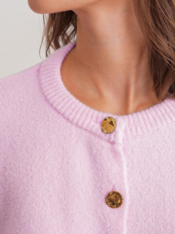 MixRay Knit cardigan in Pink