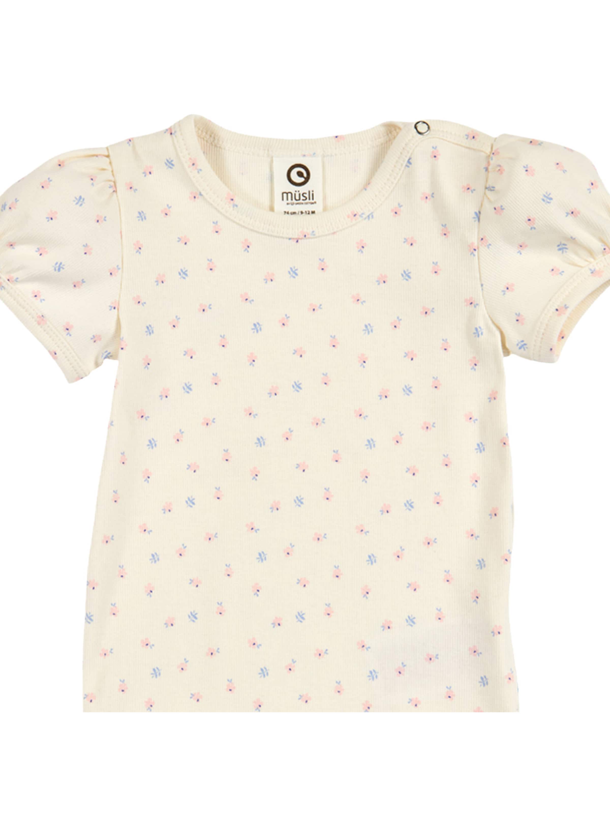 Barboteuse / body Müsli by GREEN COTTON en beige