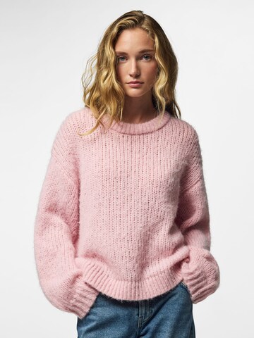 PIECES Pullover 'PCDorthea' in Pink: Vorderseite