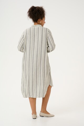 KAFFE CURVE Jurk 'Mille' in Beige
