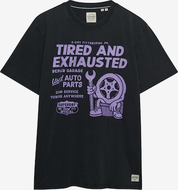 Superdry & Co Koszulka 'Local Business' w kolorze zielony: przód