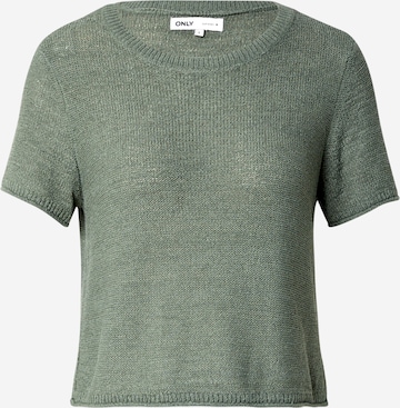 Pull-over 'ONLSUNNY' ONLY en vert : devant