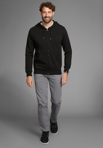 Man's World Sweatjacke in Schwarz