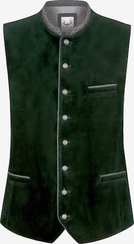 STOCKERPOINT Traditional Vest 'Lorenzo' in Green: front