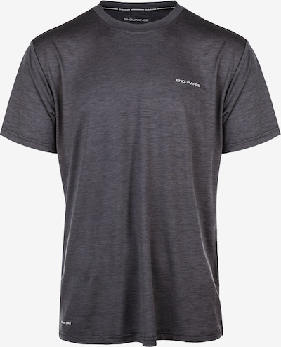 ENDURANCE Functioneel shirt 'Mell' in de kleur Zilvergrijs / Zwart gemêleerd, Productweergave