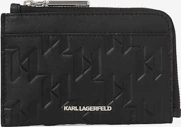 Karl Lagerfeld - Cartera 'Loom' en negro: frente