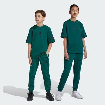 ADIDAS SPORTSWEAR Tapered Sports trousers 'Z.N.E.' in Green