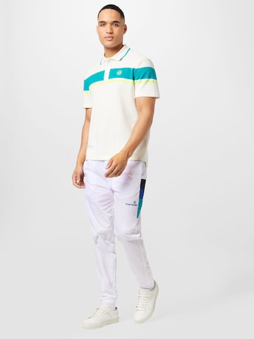 Sergio Tacchini Tapered Sportbroek 'MACAO' in Wit