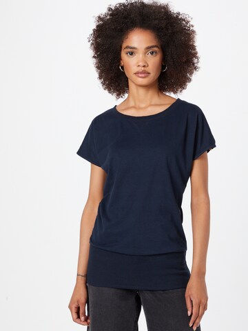 Fli Papigu Shirt 'Schnitzel' in Blue: front