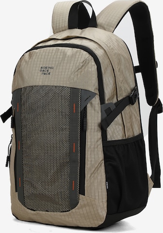 Aoking Backpack in Beige: front