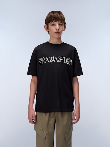 NAPAPIJRI - Camiseta 'S-Acadia' en negro: frente