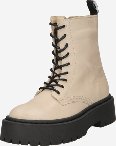Bianco Lace-Up Ankle Boots 'DEB' in Beige, Item view