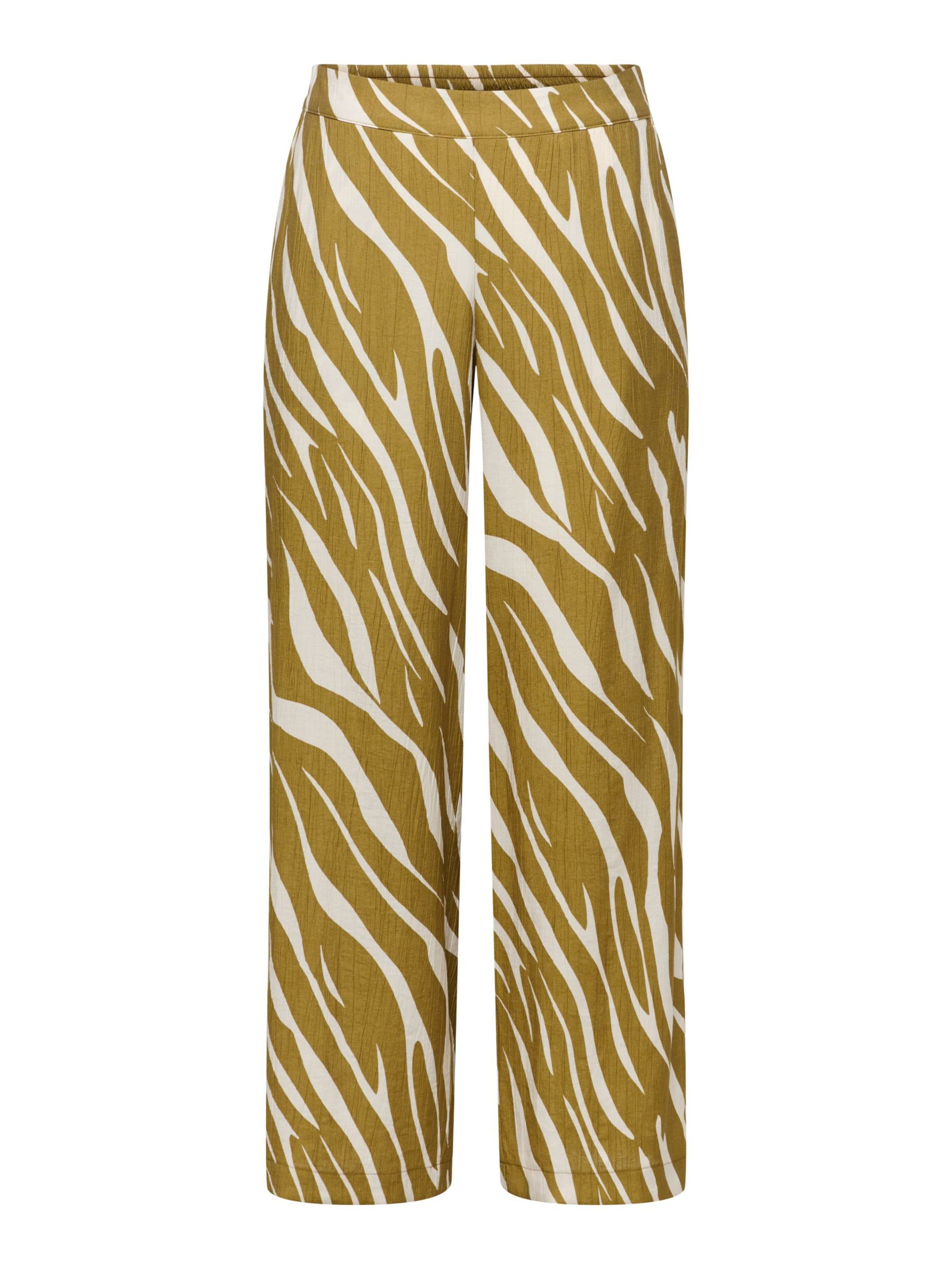 JDY Pantalón 'JDYHolly' en 36/32 en verde / blanco, Vista del producto