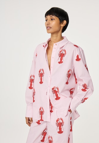 Fabienne Chapot Blouse in Roze: voorkant