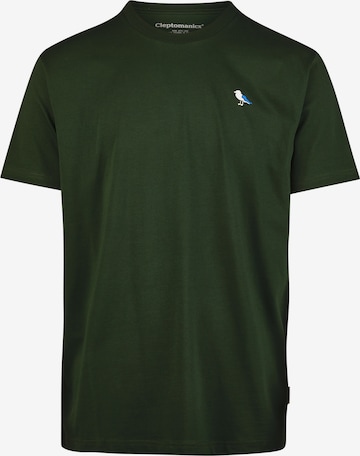 Cleptomanicx Shirt 'Embro Gull' in Green: front