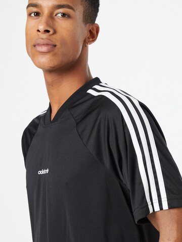 ADIDAS ORIGINALS - Camisa 'Trefoil' em preto