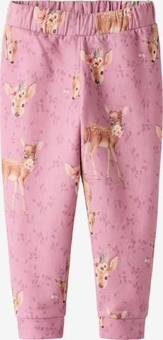 NAME IT regular Bukser i pink: forside