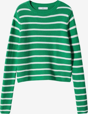 MANGO Sweater 'Dakotin' in Green: front