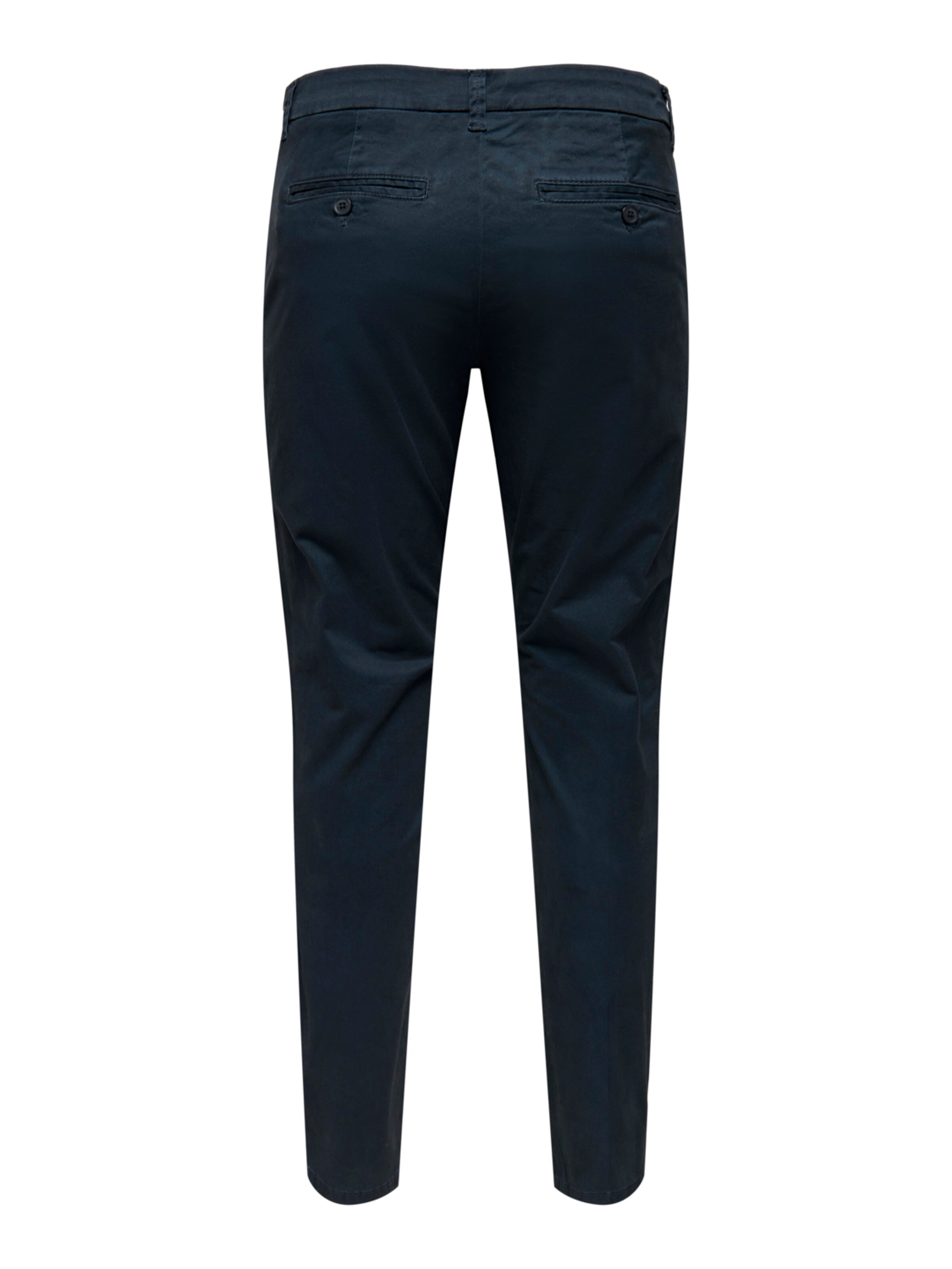 Only & Sons Slimfit Bukser med lægfolder 'Cam' i blå