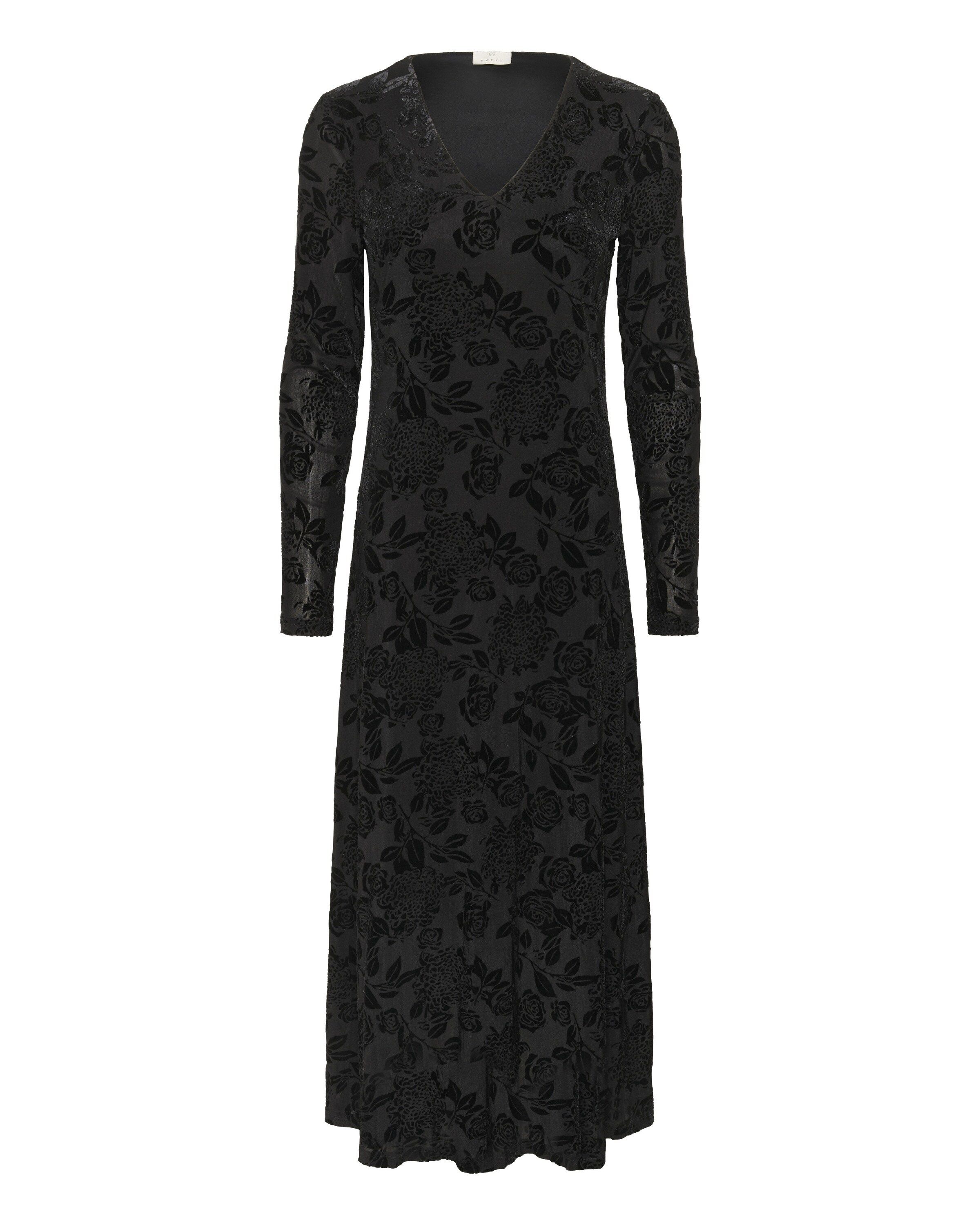 Kaffe Kleid 'KARosa' in Schwarz: Vorderseite