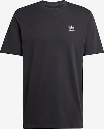 juoda ADIDAS ORIGINALS Marškinėliai 'Trefoil Essentials': priekis