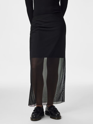 Jupe 'OCDorthea' PIECES en noir : devant