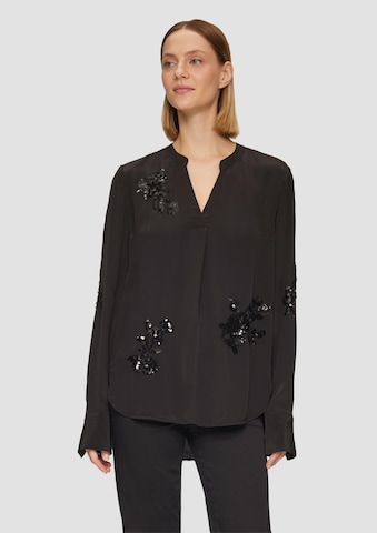 s.Oliver BLACK LABEL Blouse in Black: front