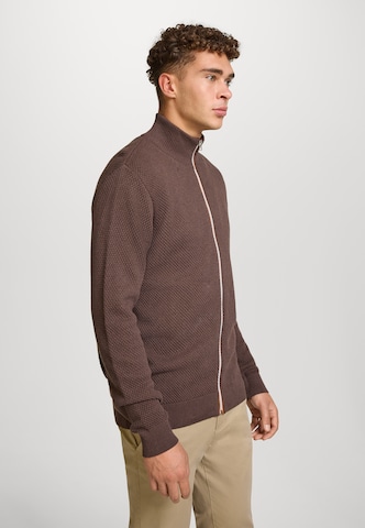 Kronstadt Gebreid vest 'Erik' in Bruin