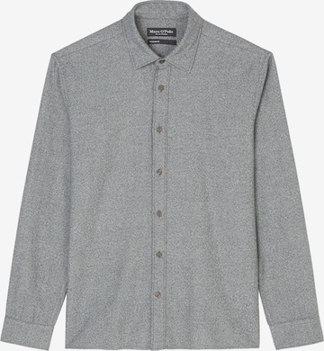 Marc O'Polo Regular fit Button Up Shirt in Grey: front