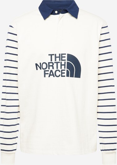 Marškinėliai iš THE NORTH FACE, spalva – tamsiai mėlyna / balta, Prekių apžvalga