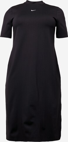 Rochie sport de la Nike Sportswear pe negru: față