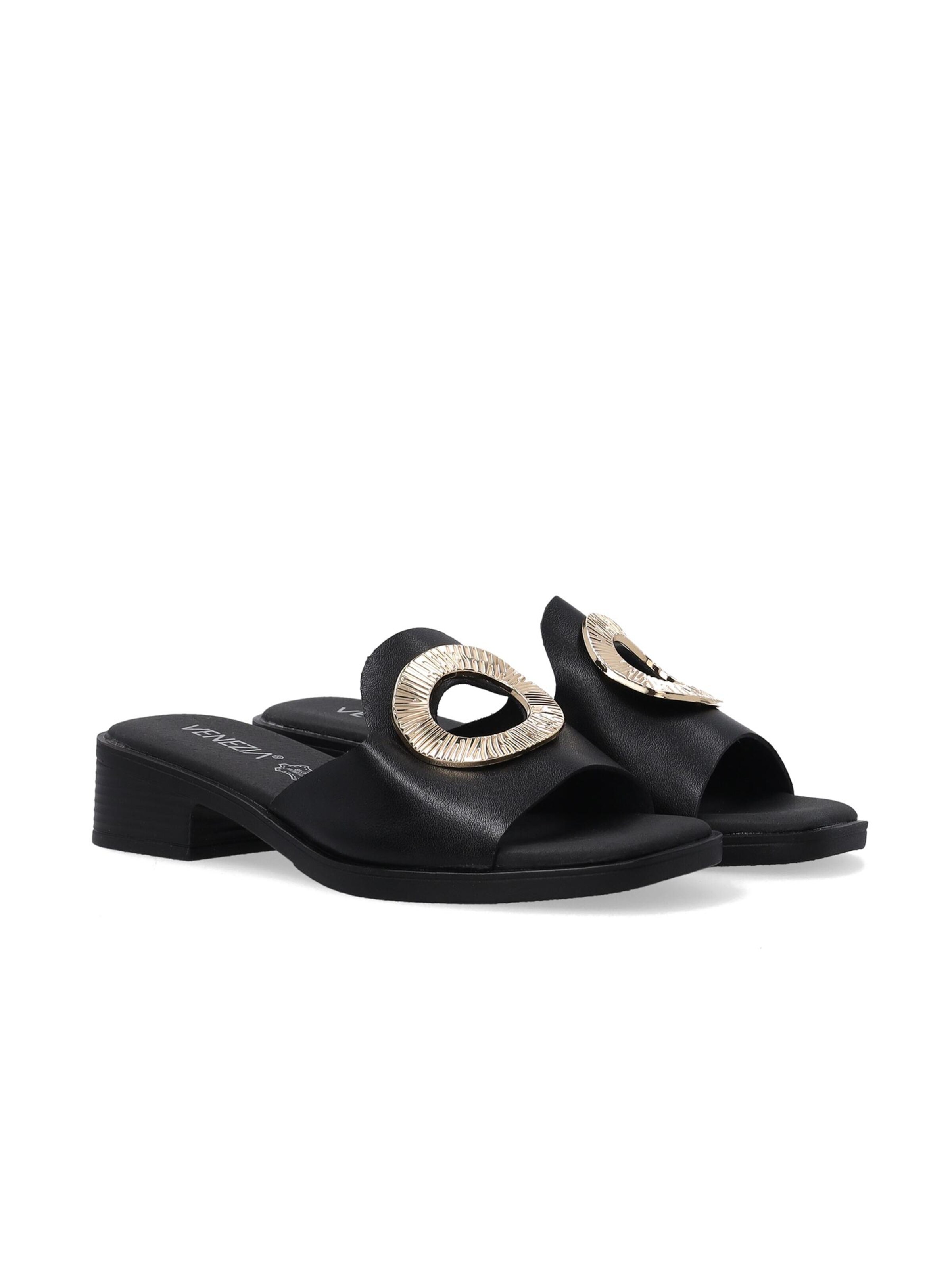 VENEZIA Pantolette 'Venezia'‌‌‌ in Schwarz
