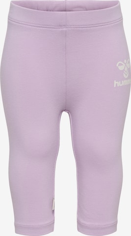 Hummel Skinny Leggings in Lila: voorkant