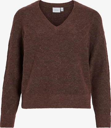 VILA Trui in Bruin: voorkant