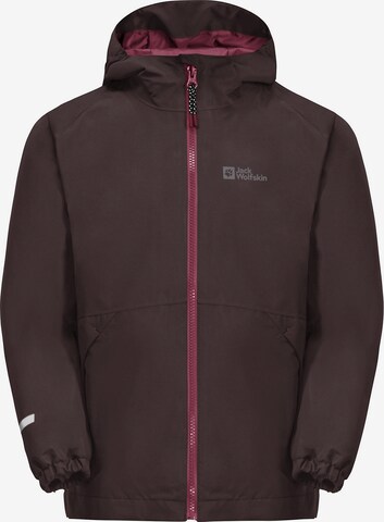 JACK WOLFSKIN Outdoor jacket 'Iceland' in Purple: front