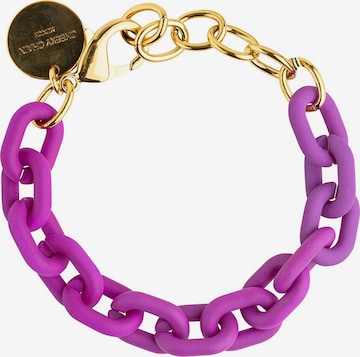 Bracelet 'Lio' Cheeky Chain Munich en violet : devant