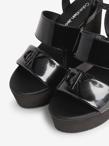 Sandale de la Calvin Klein Jeans pe negru