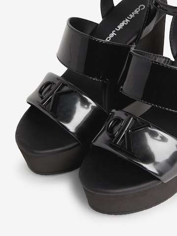 Sandales Calvin Klein Jeans en noir