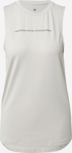 MOROTAI Sporttop 'NAKA' en hellgrau / schwarz, Vue avec produit