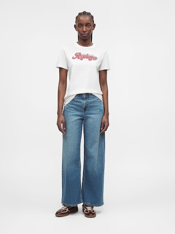 Abercrombie & Fitch Wide leg Jeans in Blauw