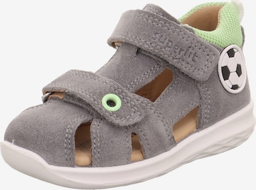 myToys COLLECTION Sandals & Slippers 'Bumblebee' in Grey: front